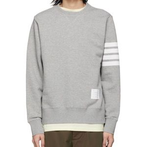 Thom Browne Grey 4-Bar Classic Sweatshirt